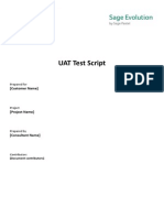 EVO35 - UAT Test Script Details Template