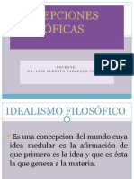 Concepciones Filosóficas