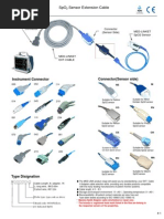 SpO2 Sensor Extension Cable