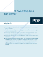 Transfer of Ownership by Non Owner