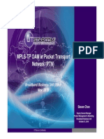 MPLS-TP OAM in Packet Transport Network (PTN) V2