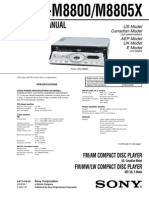 Diagrama CDXM8800 Black Panel