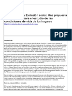 Vulnerabilidad y Exclusión Social