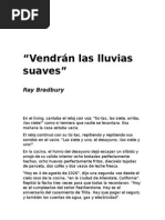 Vendrán Las Lluvias Suaves, Ray Bradbury