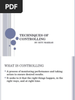 Techniques of Controlling