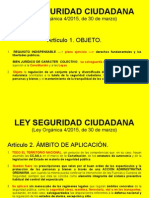 Ley Seguridad Ciudadana