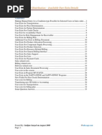 Sales Distribution User Exit Details