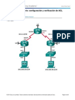 9.2.2.7 Lab - Configuracion y Verificacion de ACL