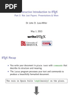 An Interactive Introduction To LaTeX