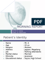 Morning Report Psychiatric Department