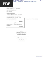 Angulo Capital Corp. Et Al v. Skadden, Arps, Slate, Meagher & Flom, LLP - Document No. 10