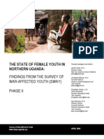 The State of Female Youth in Northern Uganda: Findings From The Survey of War-Affected Youth (SWAY)