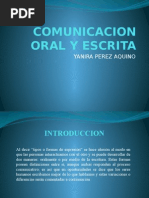 Comunicacion Oral y Escrita