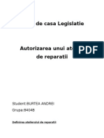 Service Auto-Tema 2 Legislatie