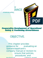 Company Maintenance Manual: Cooperative Development of Operational Safety & Continuing Airworthiness