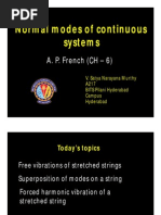 Normal Modes of Continuous Systems