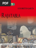 Rajatabla. Luis Britto García