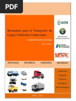 Normativa Transporte Carga Vehiculos Comerciales ADN MOPC Etal 2013