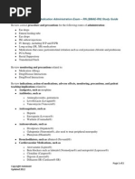 Study Guide - Basic Medication Administration Exam