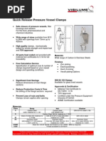 Quick Release Pressure Vessel Clamps