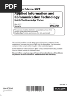 Applied Information and Communication Technology: Pearson Edexcel GCE