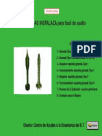 Laminas Granada Instalaza para Fusil