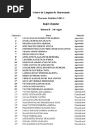 Relação Dos Candidatos-Seleção 2012.1