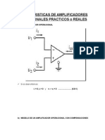 Caracteristicas de Amplificadores Operaciones Practicos - Exposicion