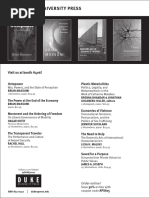 Duke University Press Program Ad For The American Political Science Association Conference 2015