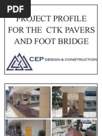 Project Profile For The CTK Pavers and Foot Bridge: Design & Construction