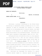 Bartlett v. Kansas Parole Board Et Al - Document No. 4