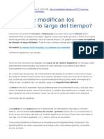 BO - Cómo Se Modifican Los Idiomas A Lo Largo Del Tiempo