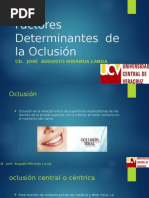 Factores Oclusion