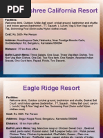 Team Outing Resort Options