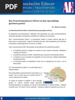 Sin Neurotransmisores Felices No Hay Aprendizaje (Primera Parte) .