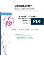 Informe Estática - Vigas