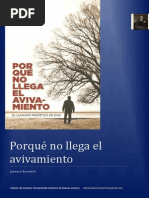 Porque No Llega El Avivamiento - Leonard Ravenhill - Diarios de Avivamientos