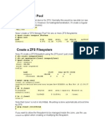 Zones With ZFS