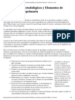 As Lineamientos Metodológicos y Elementos de Evaluación - Preprimaria - CNB