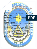 Informe de Fisica Cinematica