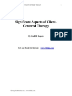 (American Psychologist, 1, 415-422) Rogers - Significant Aspects of Client-Centered Therapy