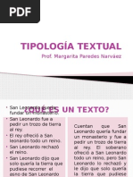 Tipología Textual