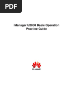 (15PG) IManager U2000 Basic Operation Practice Guide