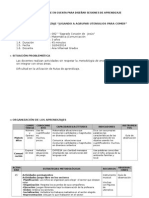 Sesión de Aprendizaje Matematica Ana