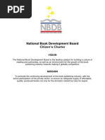 National Book Development Board Citizens Charter