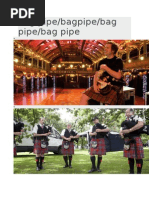 Bag Pipe/bagpipe/bag Pipe/bag Pipe