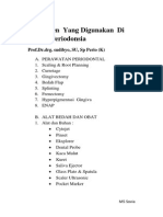 Instrumen Yang Digunakan Di Bagian Periodonsia Prof Dibyo