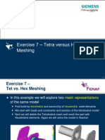 Ex 7 Tetra Vs Hexa Meshing