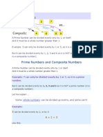 Definition of Prime Numbers