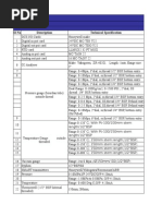 Spare List KP Inst